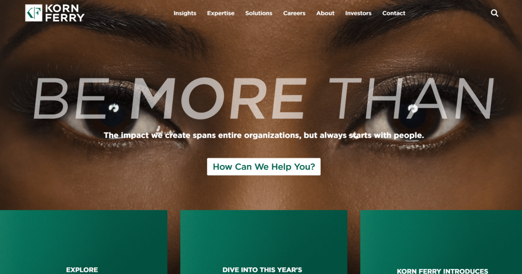 Website of Korn Ferry in Indonesia (July 2025)