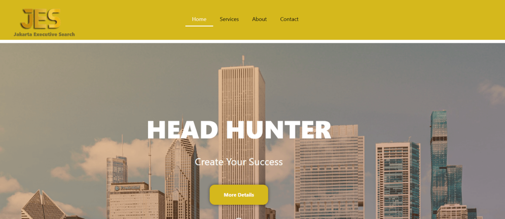 Jakarta Executive Search ("JES Consulting) website homepage (June 2025)