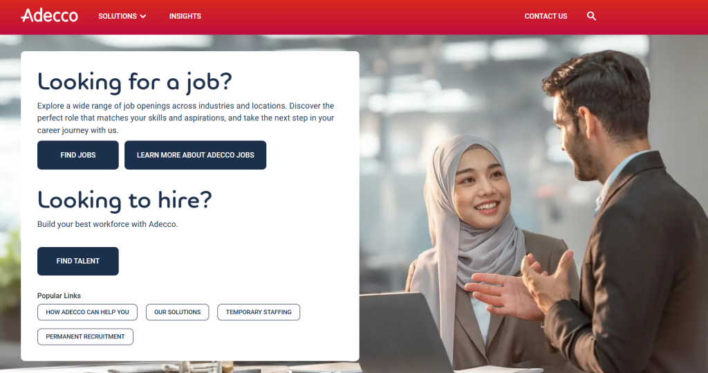 Website of Adecco Indonesia (July 2025)